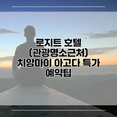 로지트 호텔 (관광명소근처) 치앙마이 아고다 특가 예약팁