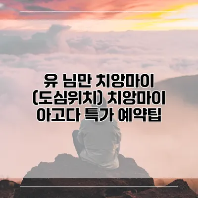 유 님만 치앙마이 (도심위치) 치앙마이 아고다 특가 예약팁