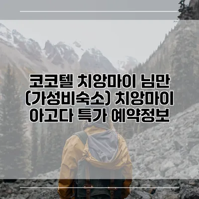 코코텔 치앙마이 님만 (가성비숙소) 치앙마이 아고다 특가 예약정보