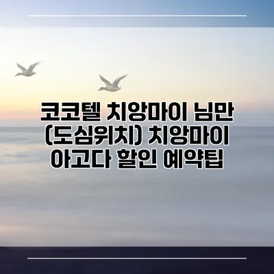 코코텔 치앙마이 님만 (도심위치) 치앙마이 아고다 할인 예약팁