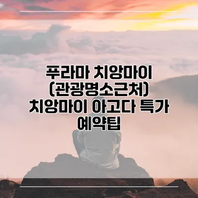 푸라마 치앙마이 (관광명소근처) 치앙마이 아고다 특가 예약팁