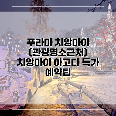 푸라마 치앙마이 (관광명소근처) 치앙마이 아고다 특가 예약팁